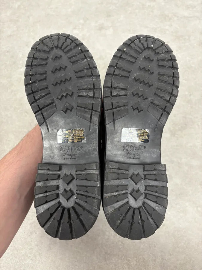 2010s Diesel Black Minimalist Leather Boots heDDRmj 7