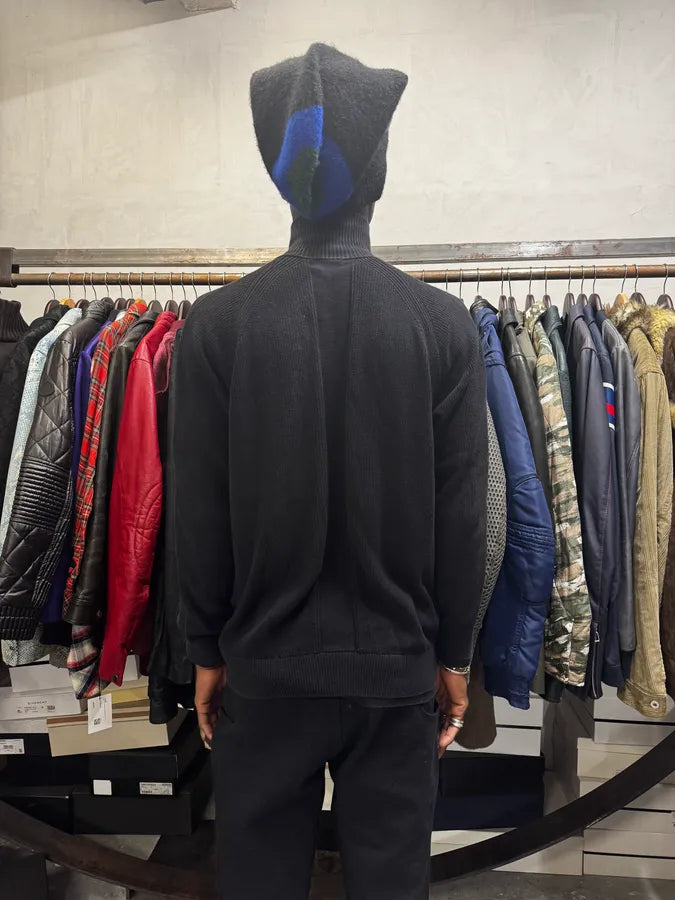 2010s Diesel Black Minimalist Zip-up Sweater yXZQvcB 3