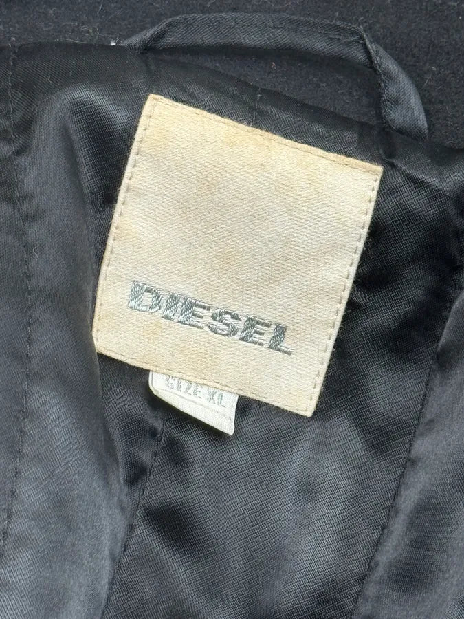 2010s Diesel Black Buttoned Rose Patch Peacoat GBzLGnj 8