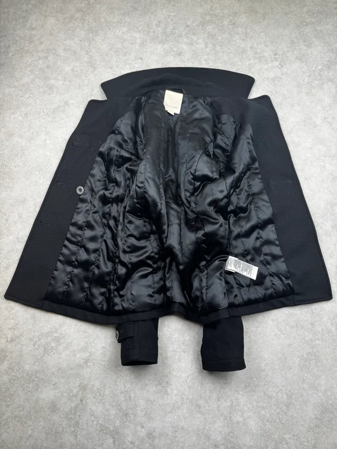 2010s Diesel Black Buttoned Rose Patch Peacoat GBzLGnj 6