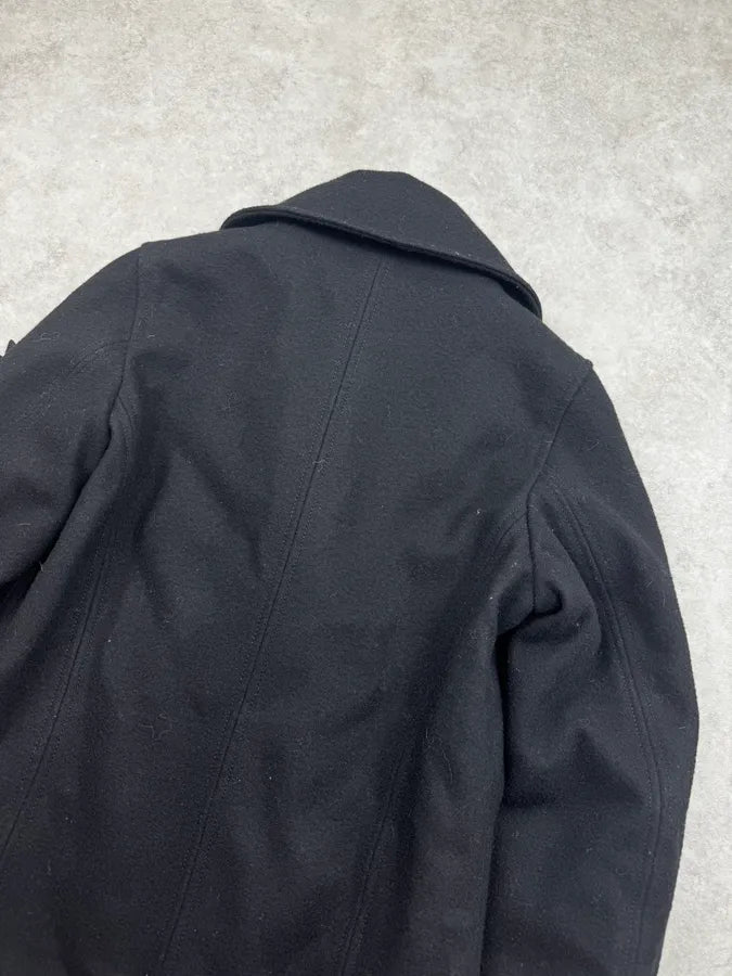 2010s Diesel Black Buttoned Rose Patch Peacoat GBzLGnj 5