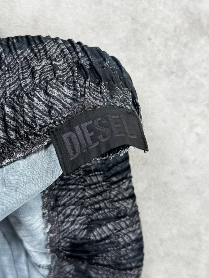 2010s Diesel Dark Grey Modern Camo Light Pants sboNDau 10