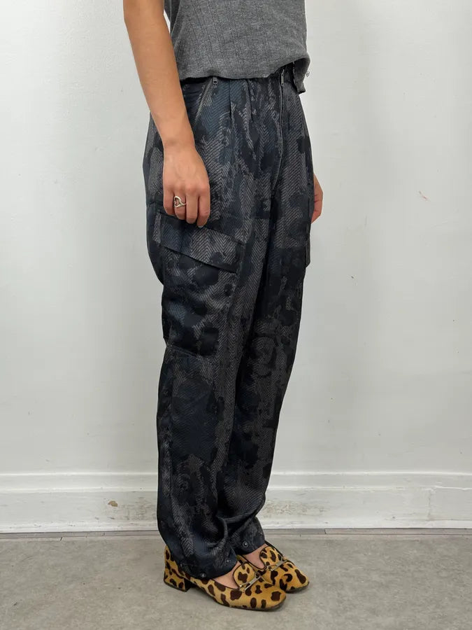 2010s Diesel Dark Grey Modern Camo Light Pants sboNDau 3