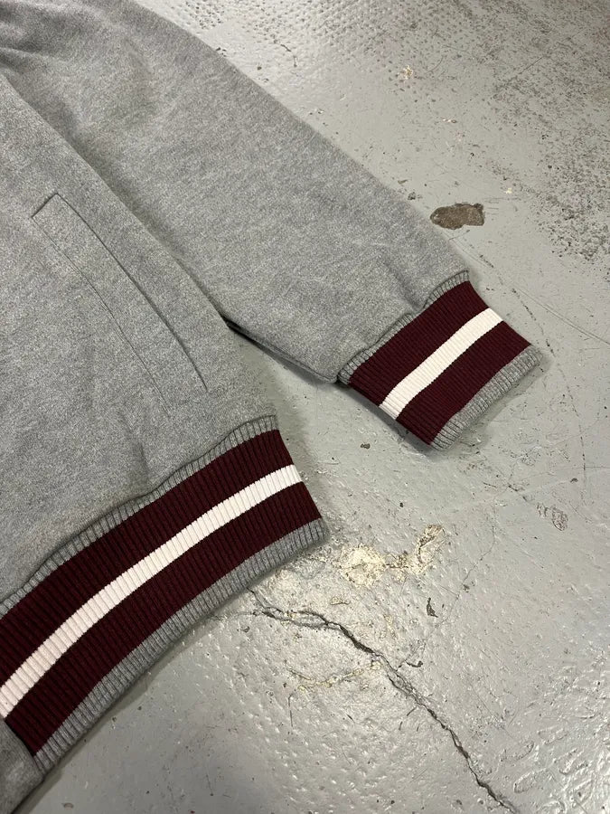 2010s Dior Bee Grey Zip-Up Sweater dYkSXlw 5