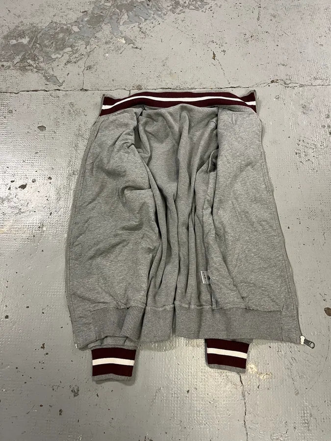 2010s Dior Bee Grey Zip-Up Sweater dYkSXlw 8