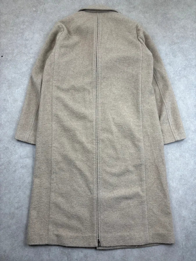 2010s Dior Beige Cashmere Long Coat by Kris Van Assche yuXzjww 4