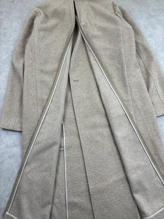 2010s Dior Beige Cashmere Long Coat by Kris Van Assche yuXzjww 9
