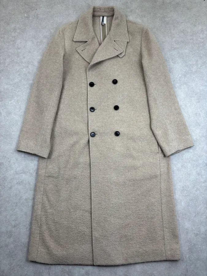 2010s Dior Beige Cashmere Long Coat by Kris Van Assche yuXzjww 2