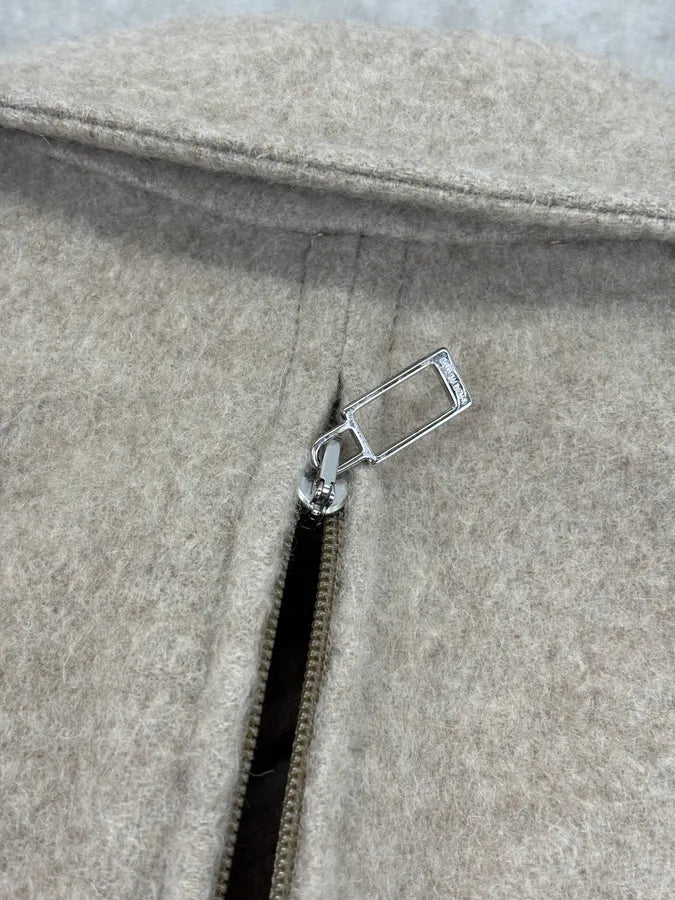 2010s Dior Beige Cashmere Long Coat by Kris Van Assche yuXzjww 10