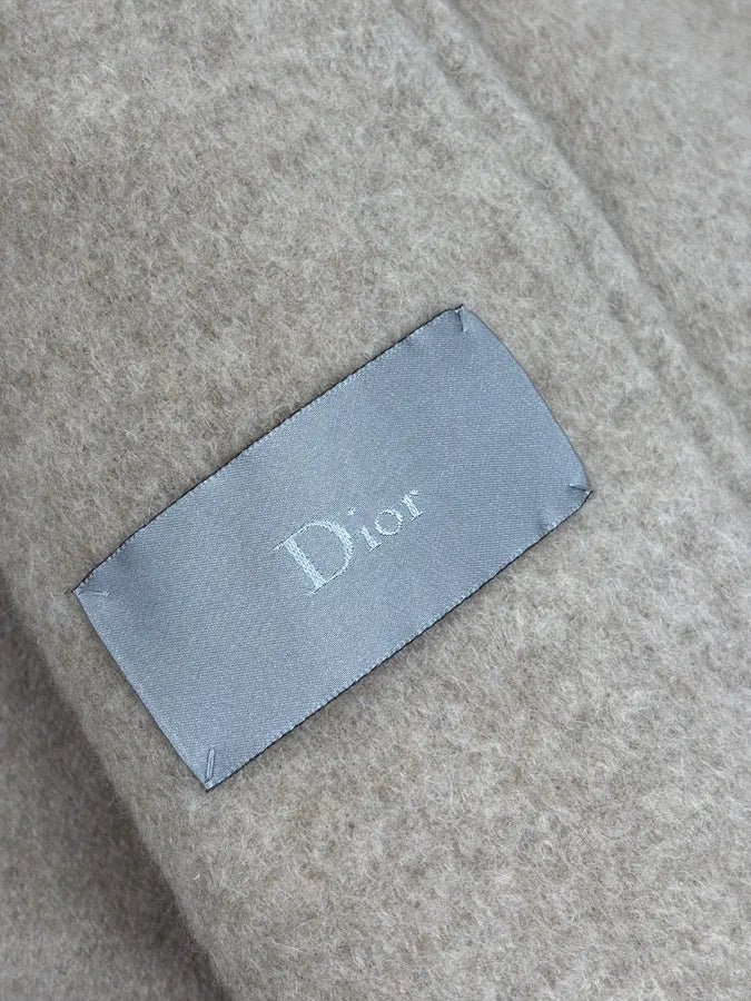2010s Dior Beige Cashmere Long Coat by Kris Van Assche yuXzjww 12