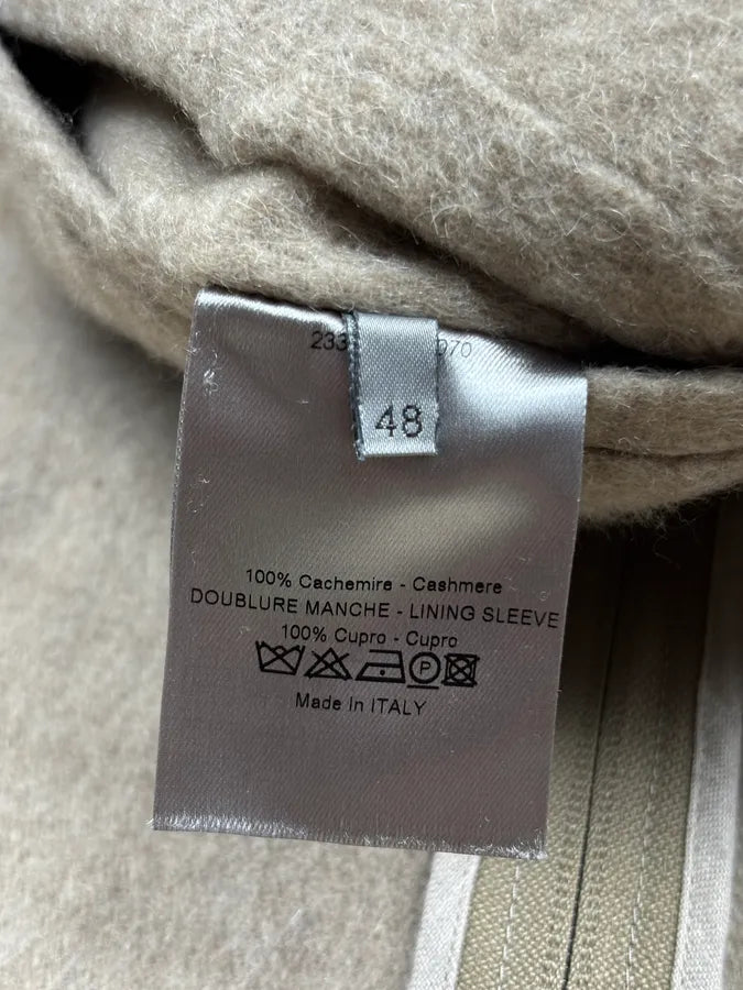 2010s Dior Beige Cashmere Long Coat by Kris Van Assche yuXzjww 13