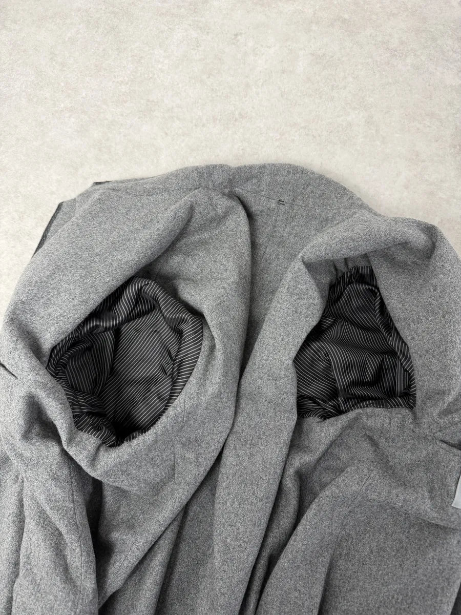 2010s Dior Black Calf Leather & Cashmere Premium Jacket by Kris Van Assche JnDXTlW 11
