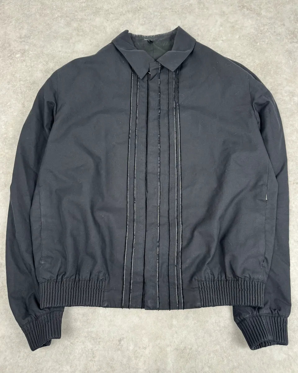 2010s Dior Black Contemporary Bomber Jacket by Kris Van Assche kZJPwbY 3