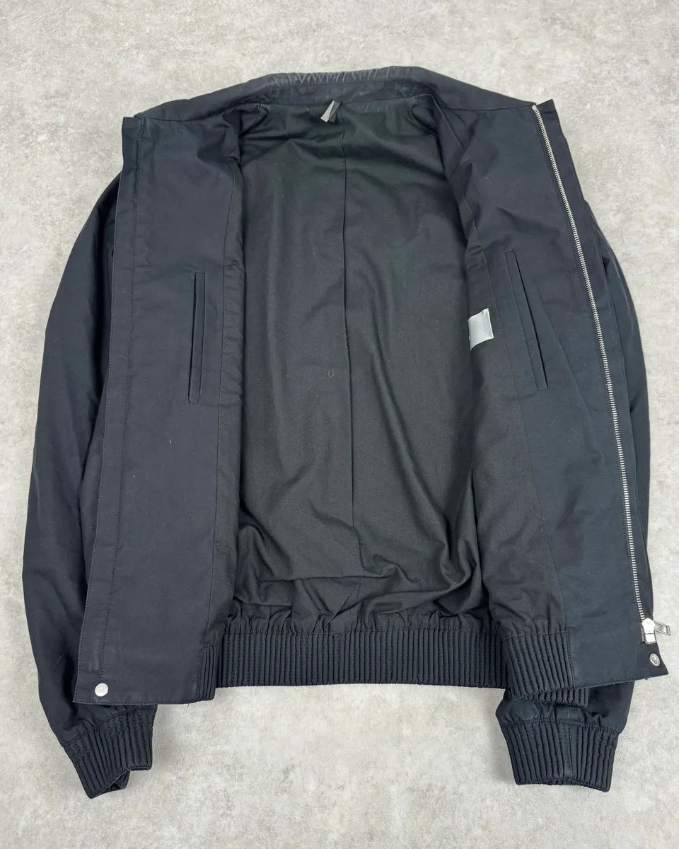 2010s Dior Black Contemporary Bomber Jacket by Kris Van Assche kZJPwbY 7