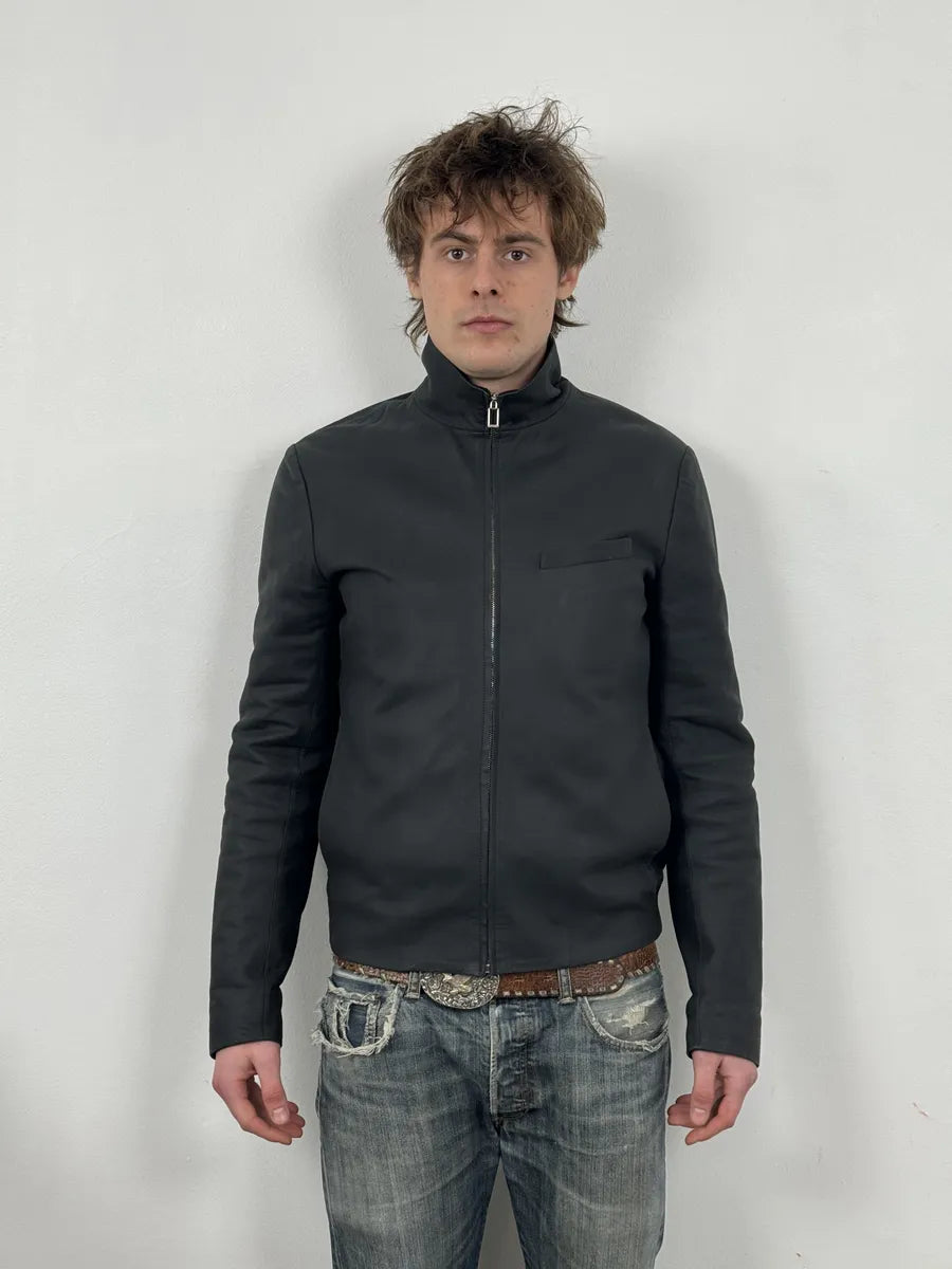 2010s Dior Black Premium Lamb Leather Jacket utAHSGx 2