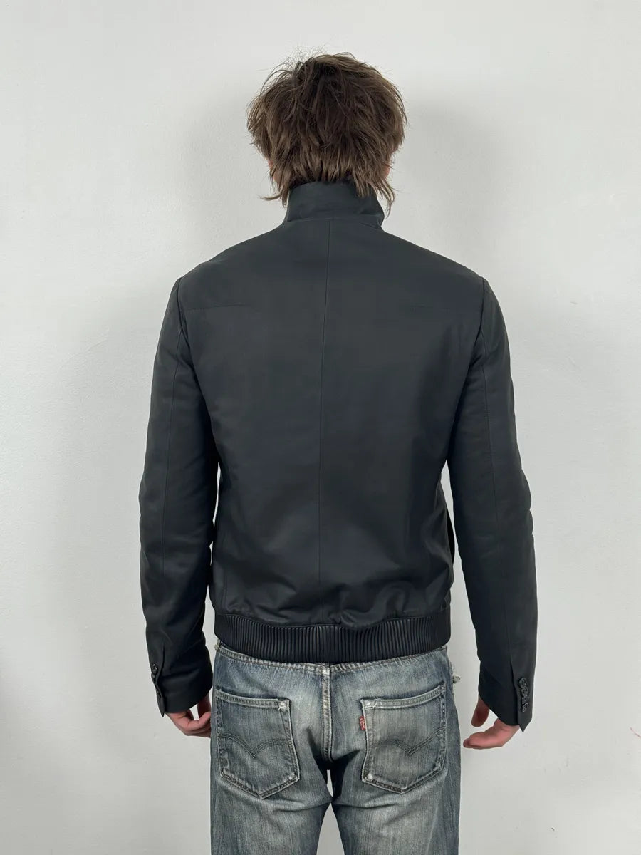 2010s Dior Black Premium Lamb Leather Jacket utAHSGx 3