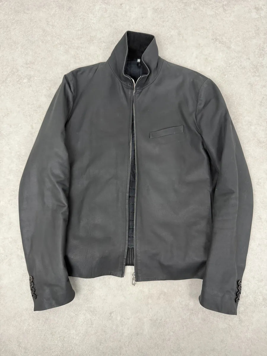 2010s Dior Black Premium Lamb Leather Jacket utAHSGx 4