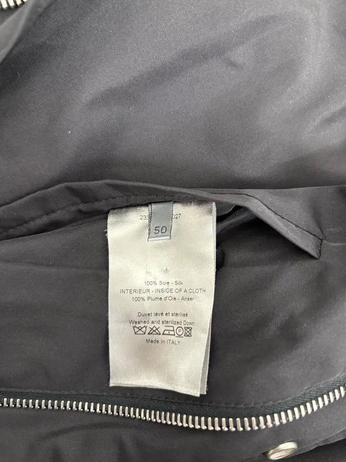 2010s Dior Black Silk Bomber Jacket xYivoqC 6