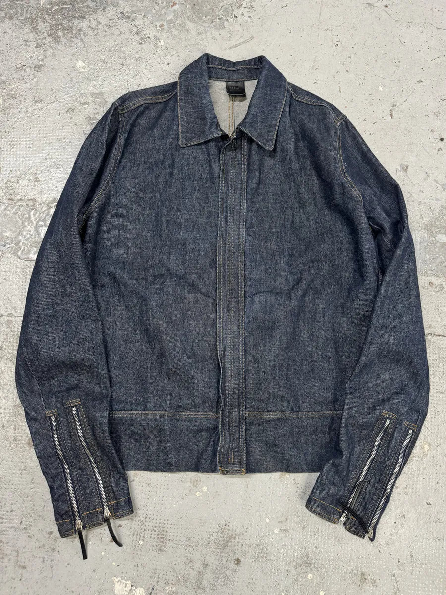2010s Dior Blue Brut Denim Jacket EbpgbEk 0