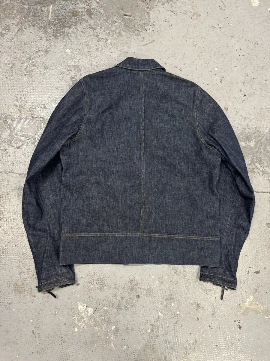2010s Dior Blue Brut Denim Jacket EbpgbEk 1