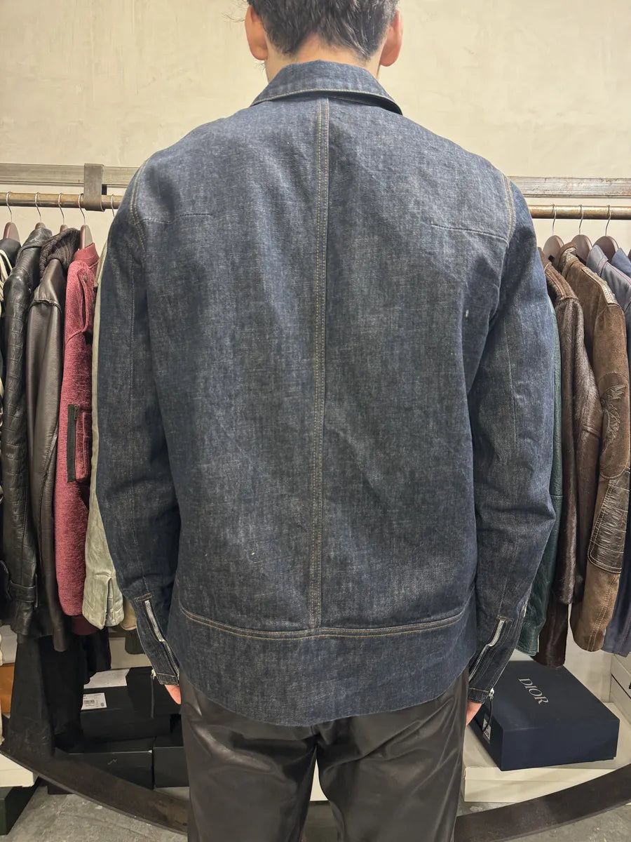 2010s Dior Blue Brut Denim Jacket EbpgbEk 3