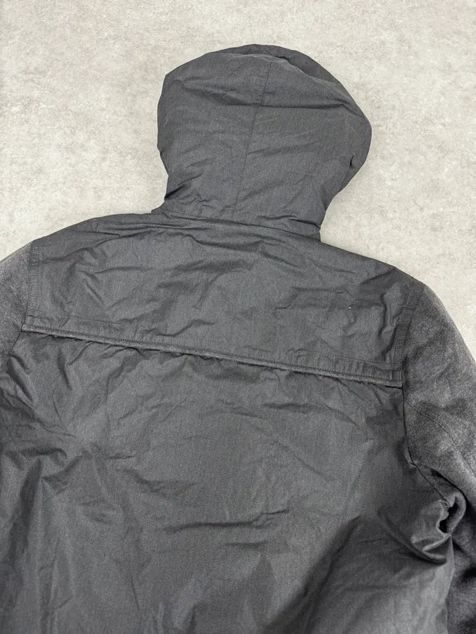 2010s Dior Grey Hybrid Hooded Bomber Jacket by Kris Van Assche UrfRtwM 5