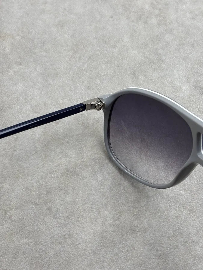 2010s Dior Homme Navy Acetate Aviator Sunglasses JxbIRkj 7