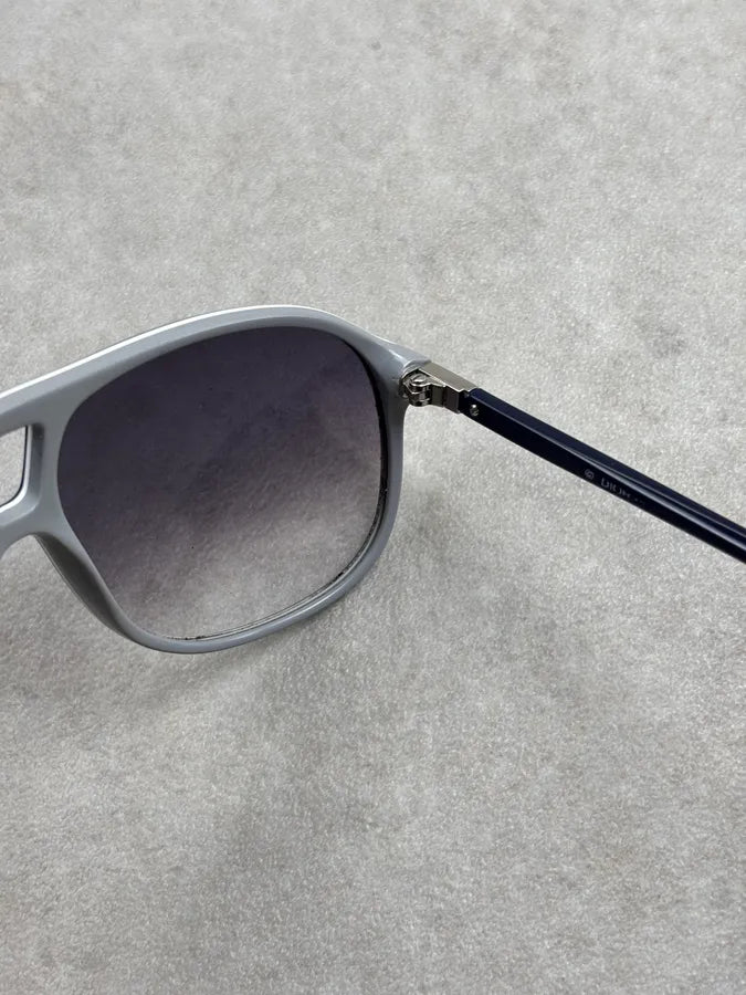 2010s Dior Homme Navy Acetate Aviator Sunglasses JxbIRkj 8