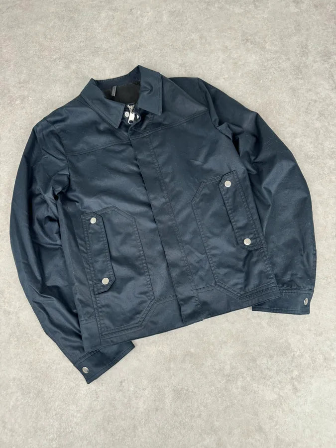 AW2008 Dior Navy Harrington Contemporary Jacket by Kris Van Assche PrnilpE 3