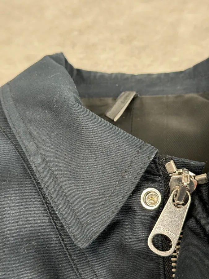 AW2008 Dior Navy Harrington Contemporary Jacket by Kris Van Assche PrnilpE 8