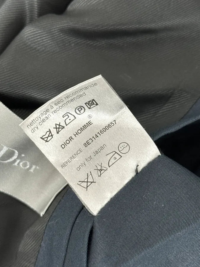 AW2008 Dior Navy Harrington Contemporary Jacket by Kris Van Assche PrnilpE 11