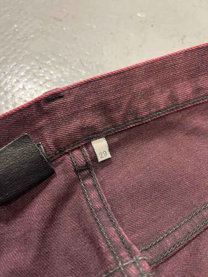 2010s Dior Purple Shadow Slim Denim Jeans by Kris Van Assche wejmrUe 10