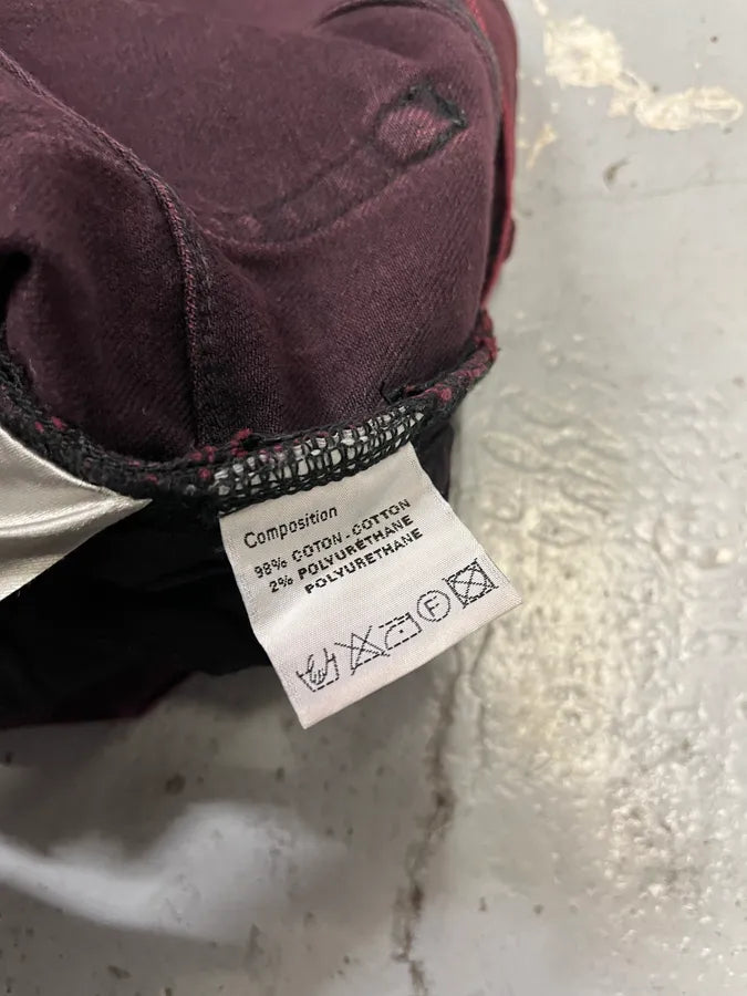 2010s Dior Purple Shadow Slim Denim Jeans by Kris Van Assche wejmrUe 13