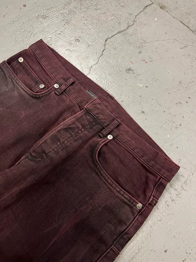 2010s Dior Purple Shadow Slim Denim Jeans by Kris Van Assche wejmrUe 5