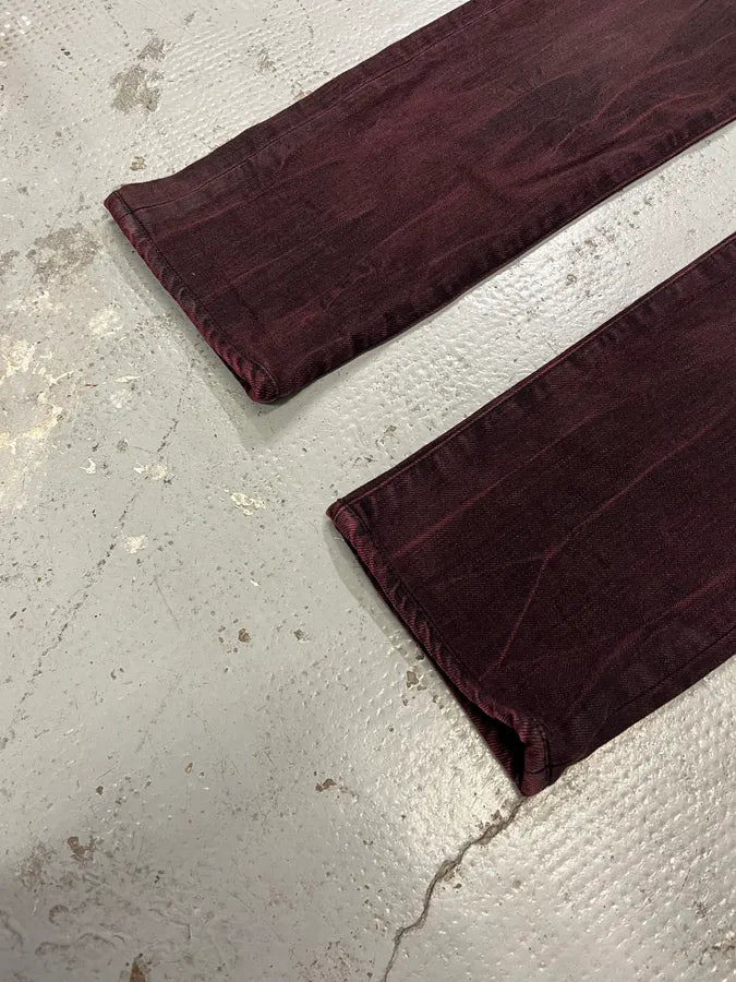 2010s Dior Purple Shadow Slim Denim Jeans by Kris Van Assche wejmrUe 6