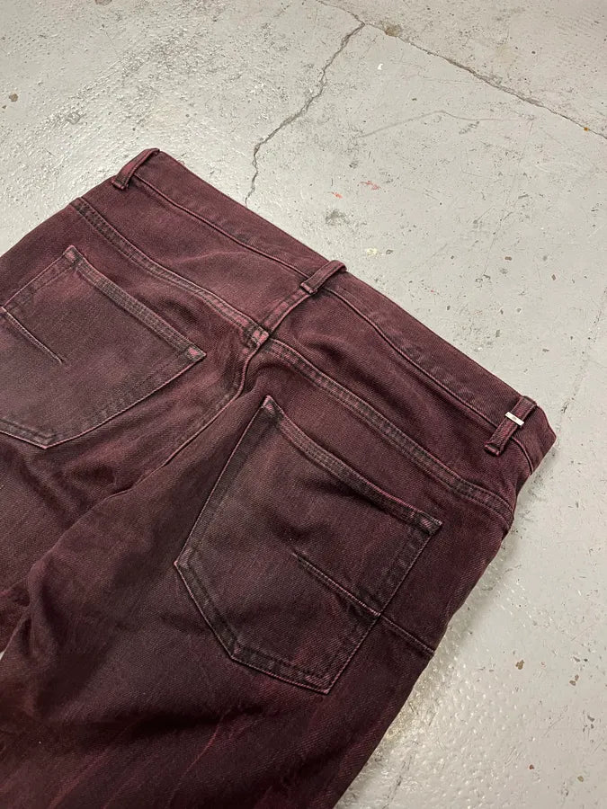 2010s Dior Purple Shadow Slim Denim Jeans by Kris Van Assche wejmrUe 7