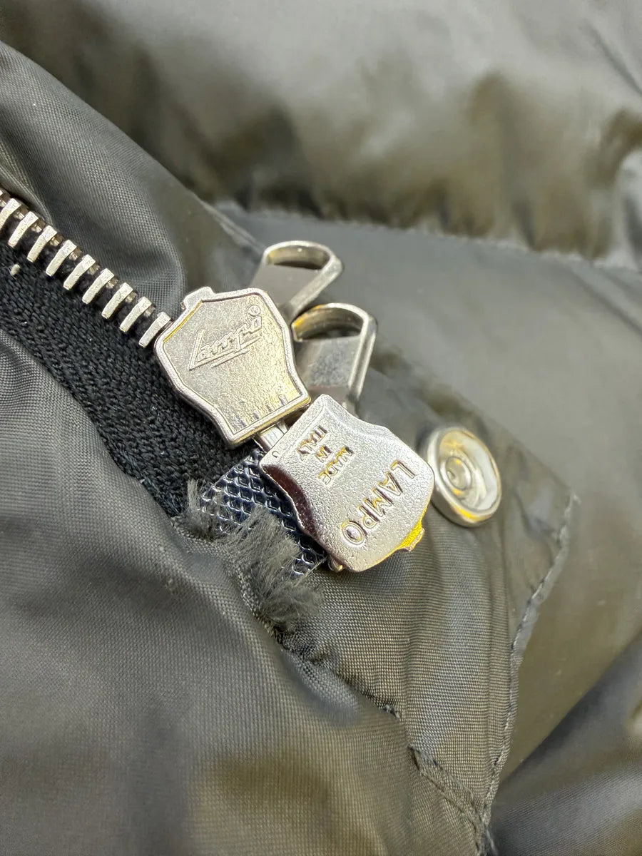 2010s Dior Shearling Grey Puffer Bomber Jacket by Kris Van Assche sWMNDes 13