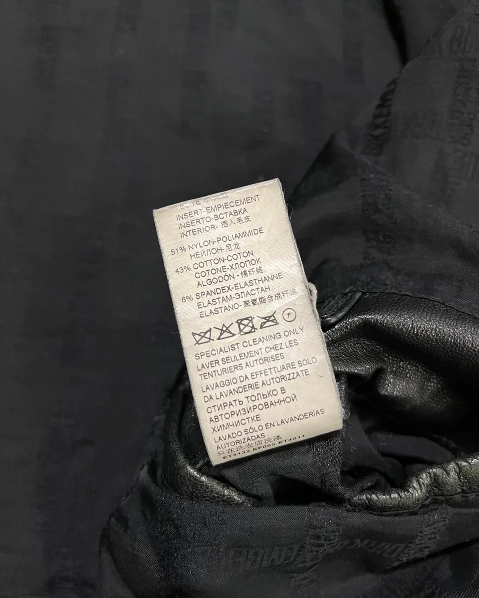 2010s Dirk Bikkembergs Black Faded Leather Jacket sjzWddc 10