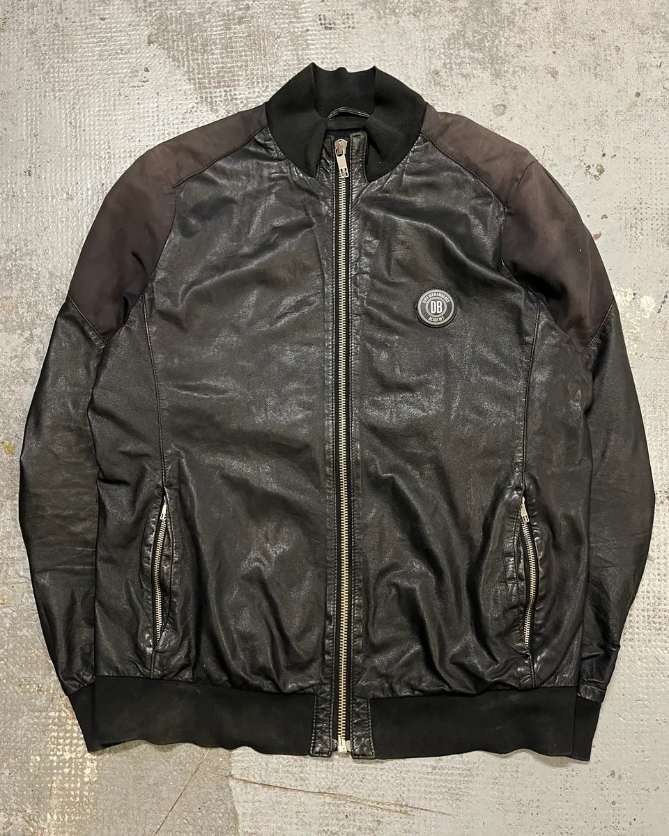 2010s Dirk Bikkembergs Black Faded Leather Jacket sjzWddc 3