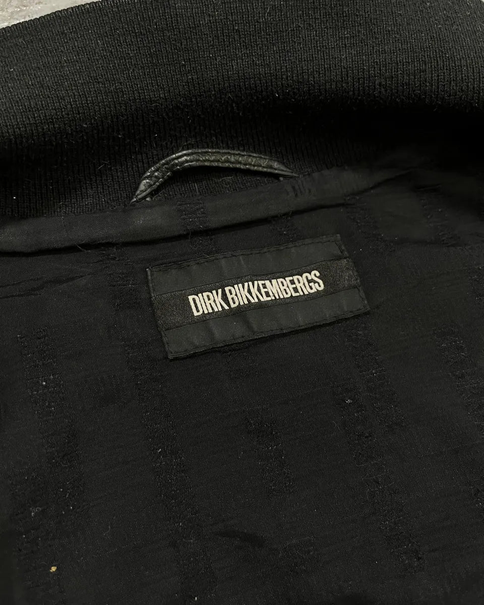 2010s Dirk Bikkembergs Black Faded Leather Jacket sjzWddc 9