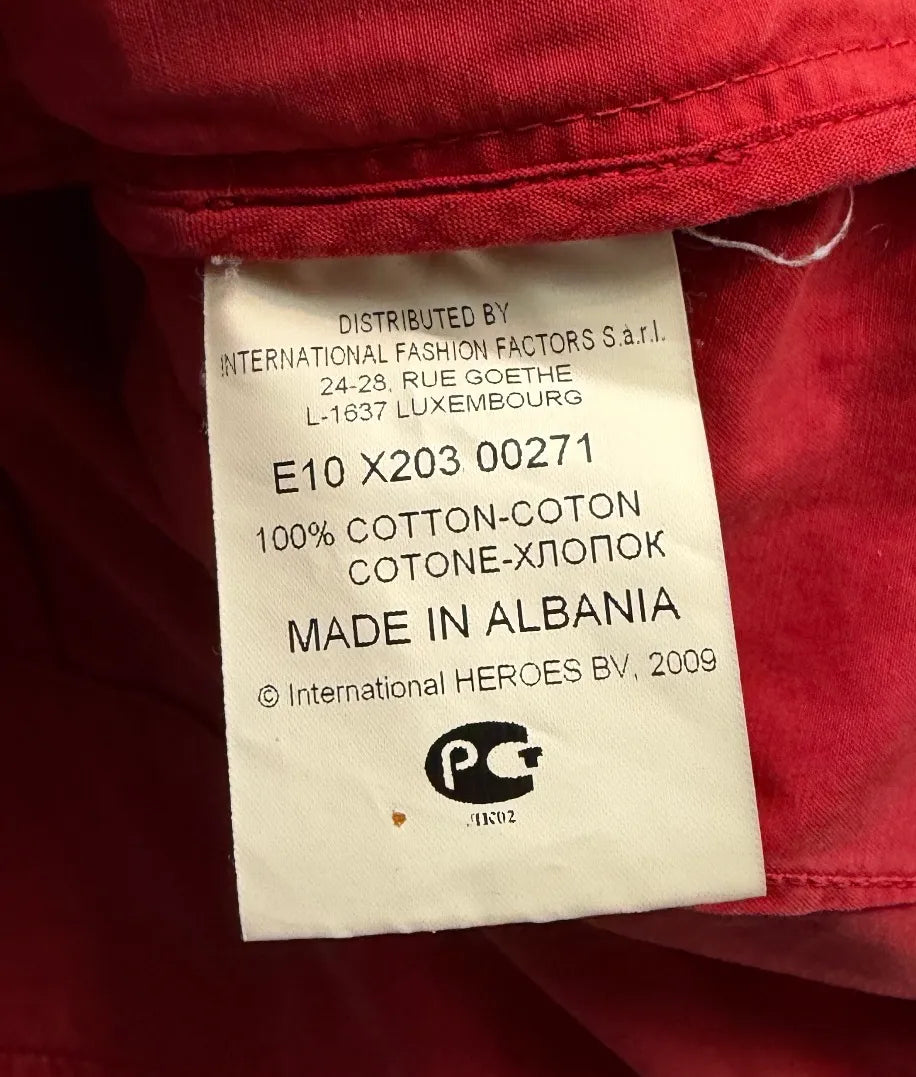 2010s Dirk Bikkembergs Red Biker Jacket PjkLVxZ 9
