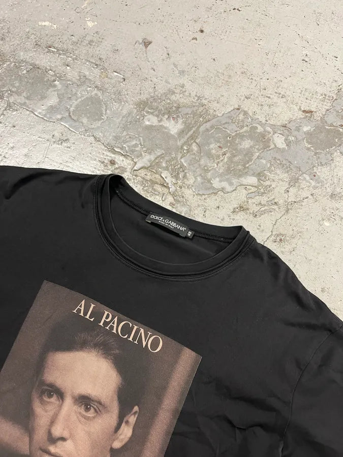 2010s Dolce & Gabbana Al Pacino Black T-Shirt sywVlke 3