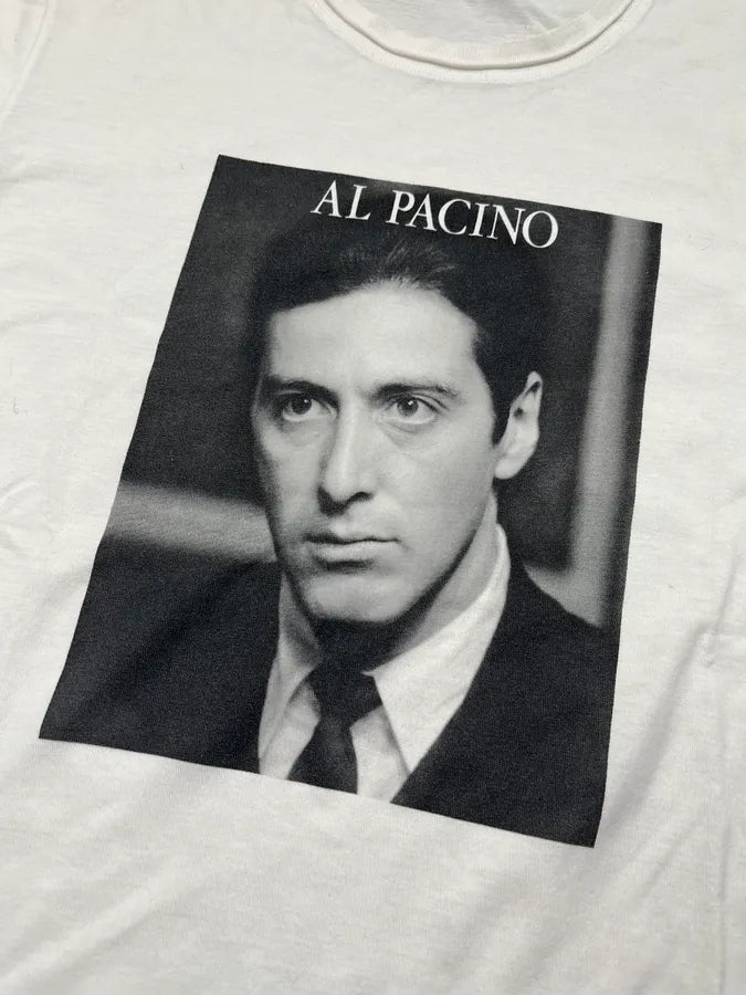 2010s Dolce & Gabbana Al Pacino White T-Shirt JaQFHVB 3
