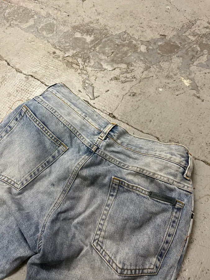 2010s Dolce & Gabbana Angels Blue Denim Jeans VGUUSrr 4