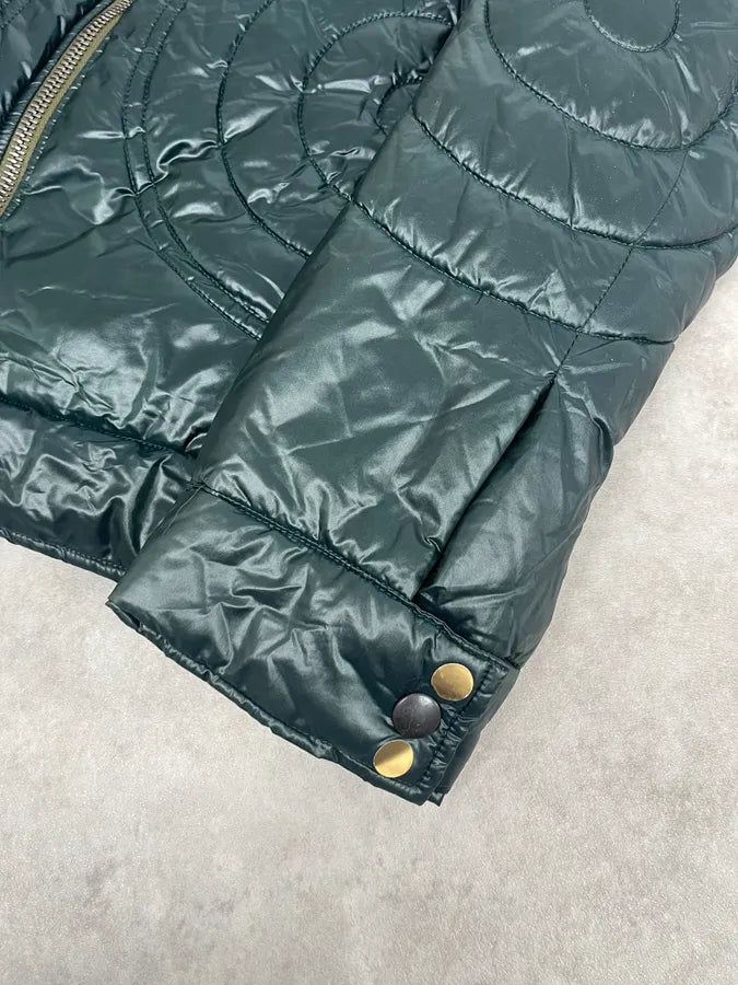 2010s Dolce & Gabbana Avant-Garde Dark Green Puffer Jacket ahGhLjB 7