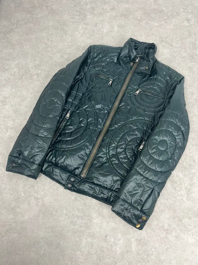 2010s Dolce & Gabbana Avant-Garde Dark Green Puffer Jacket ahGhLjB 3