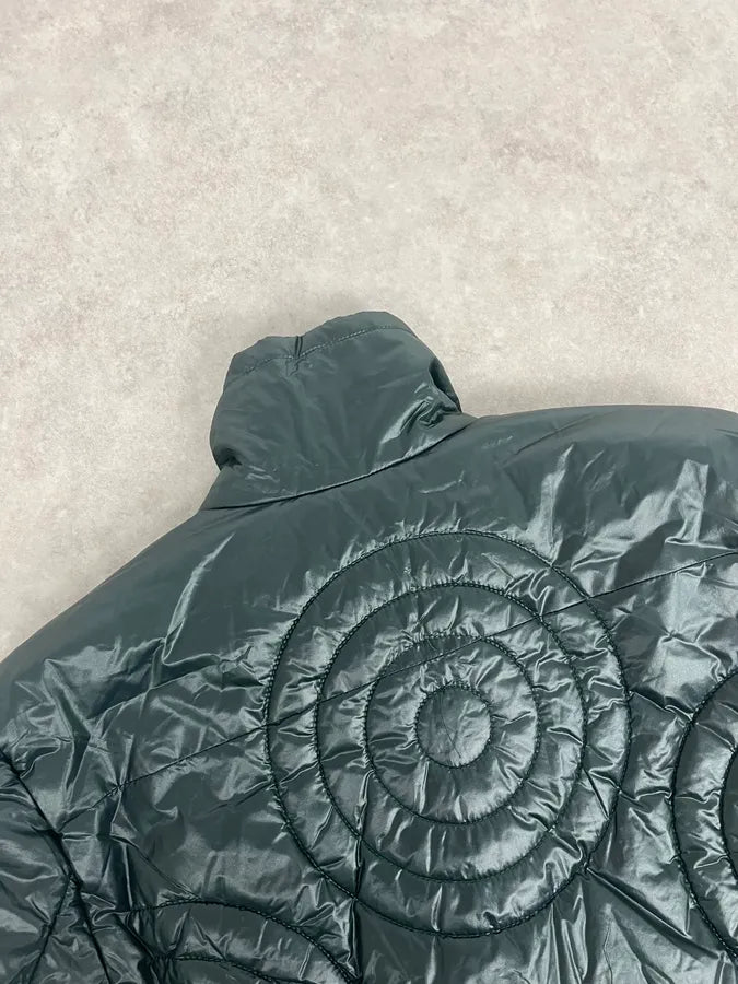 2010s Dolce & Gabbana Avant-Garde Dark Green Puffer Jacket ahGhLjB 5