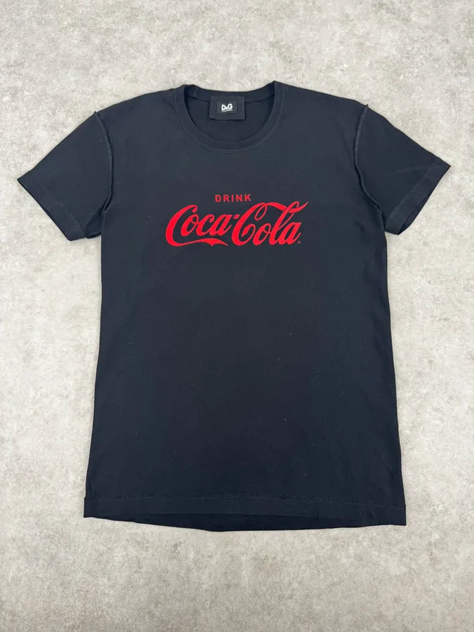 SS2011 Dolce & Gabbana Black  « Drink Coca-Cola » Print T-Shirt qBSHgET 0