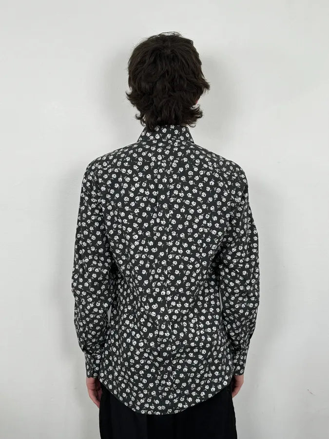 2010s Dolce & Gabbana Black & White Floral Premium Shirt qiPGuqb 2