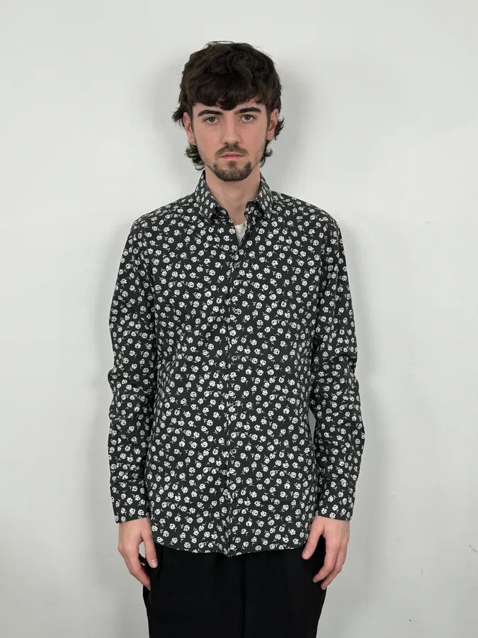 2010s Dolce & Gabbana Black & White Floral Premium Shirt qiPGuqb 1